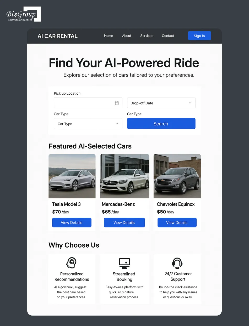 What Is an AI Car Rental Website and How It Works?