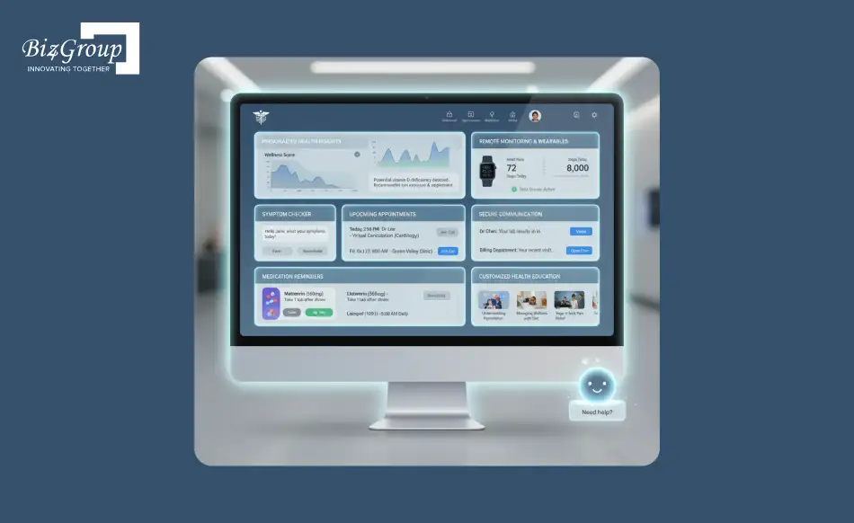 key-features-of-ai-patient-portal-development