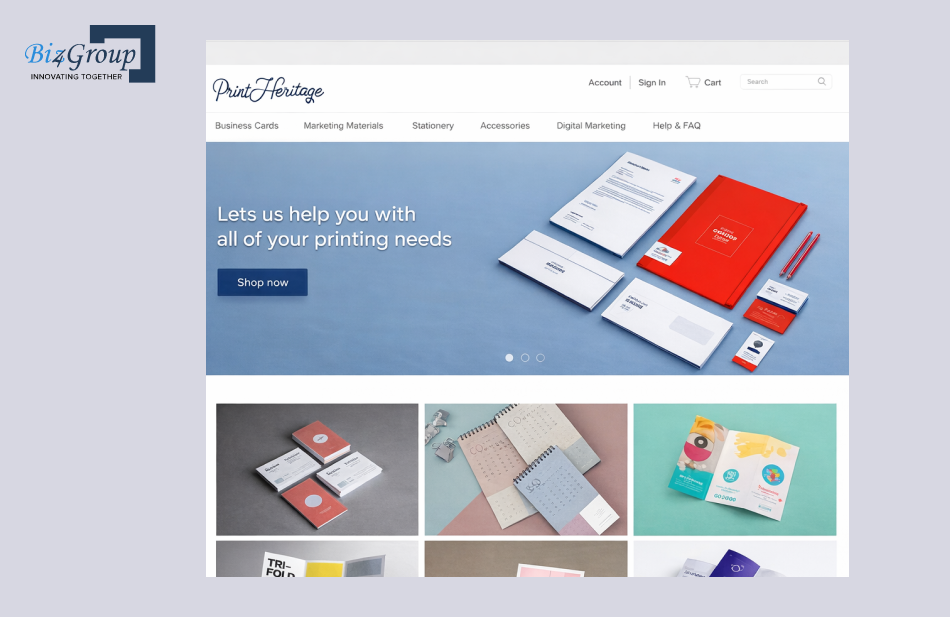 Custom Print eCommerce Platform - Post Heritage