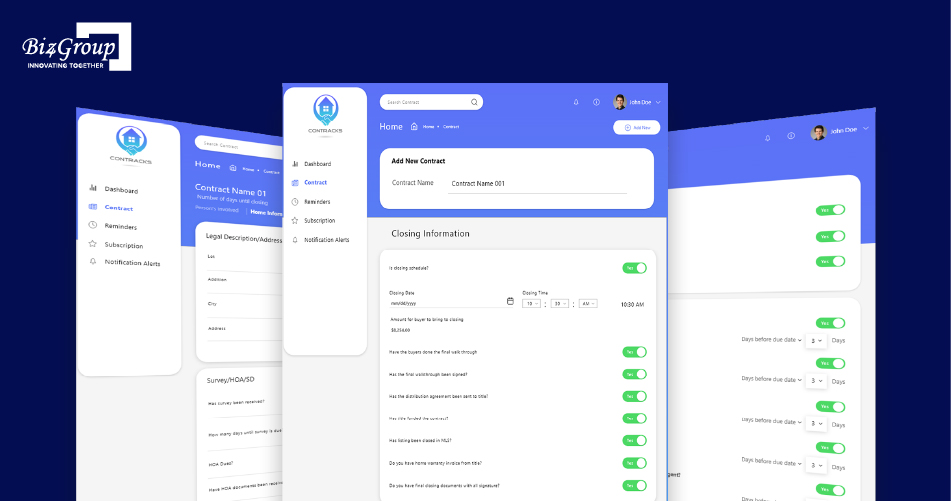 real estate contract management platform