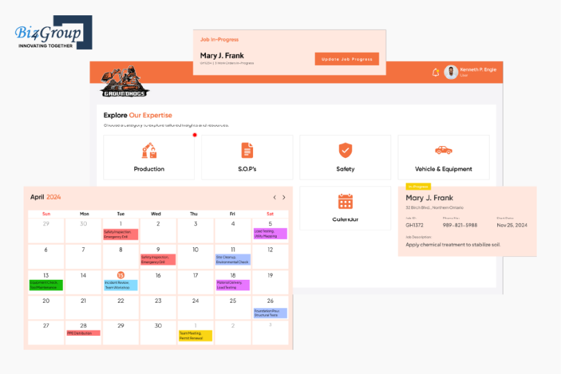 construction activity management platform