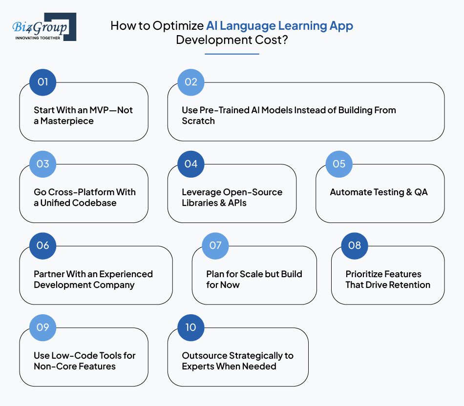 How to Optimize AI Language Learning App Development Cost?