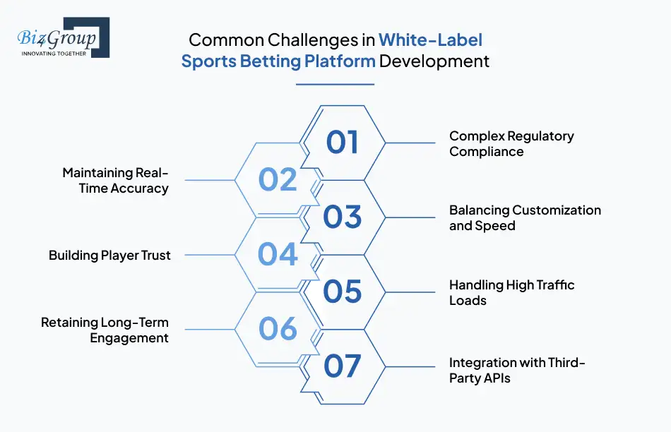 Common Challenges in White-Label Sports Betting Platform Development