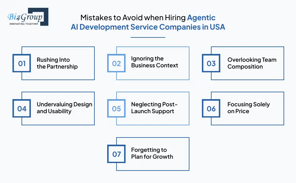 Mistakes to Avoid when Hiring Agentic AI Development Service Companies in USA