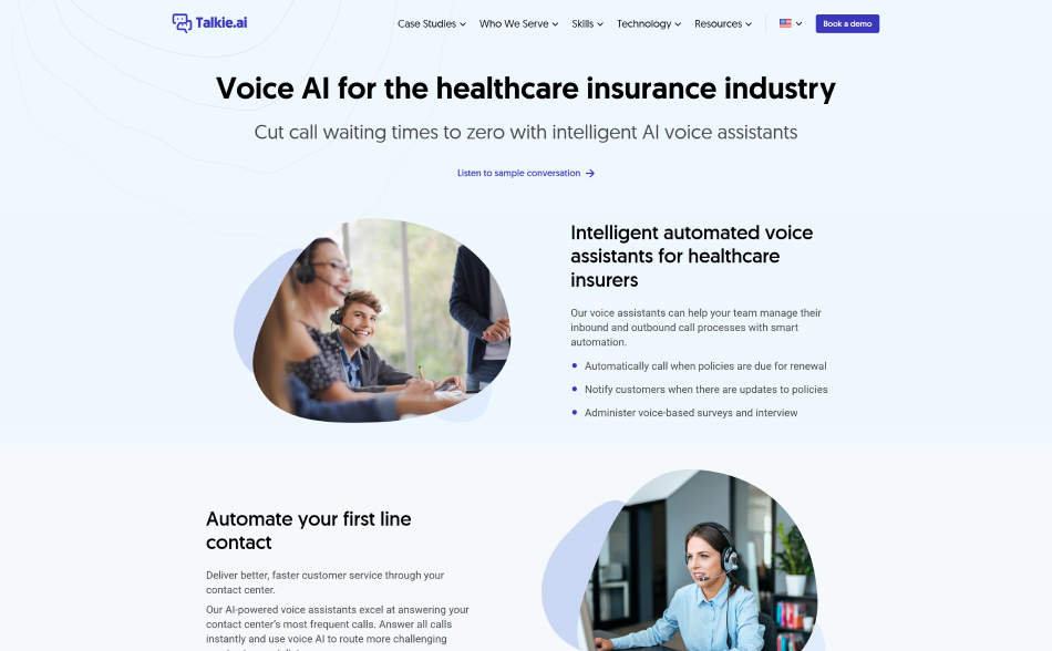 Talkie.ai - an enterprise conversational voice platform