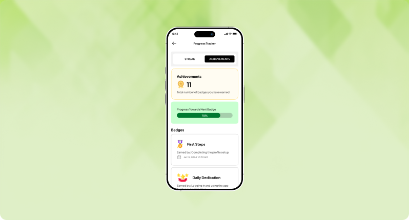 cognihelp-achievements-screen