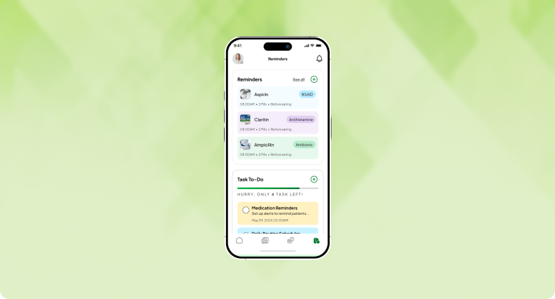 cognihelp-medication-reminders-screen