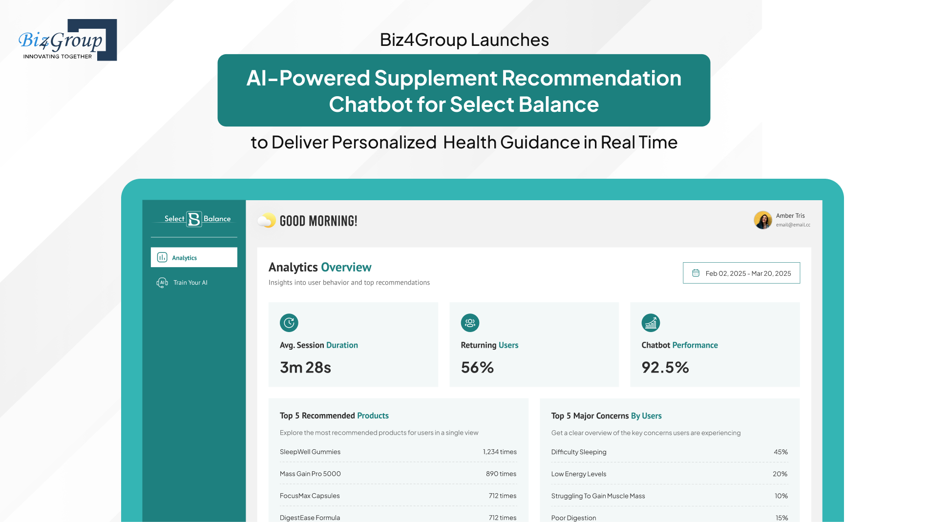 biz4group-launches-ai-supplement-recommendation-chatbot-for-personalized-health-guidance